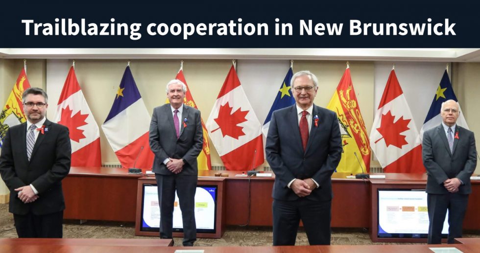 Trailblazing cooperation in New Brunswick Fair Vote Canada