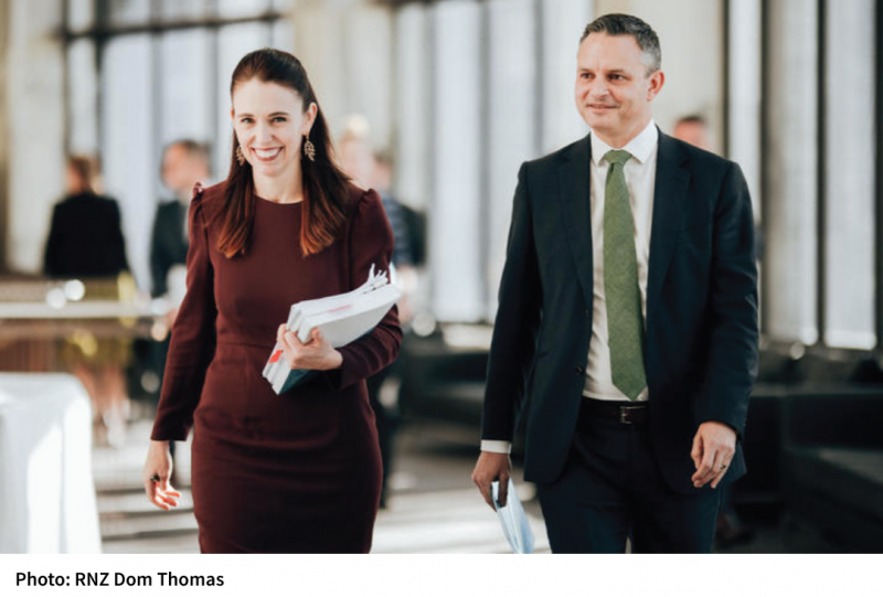 Jacinda Ardern and James Shaw New Zealand